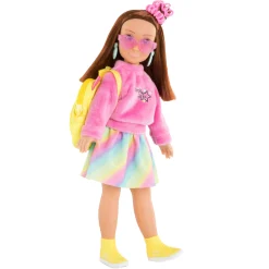 Girls - Poppenkleertjes Fluo Set Dressing Room-Corolle Outlet