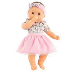 Grote Babypop met Bloemetjes, 36cm><noscript><img width=