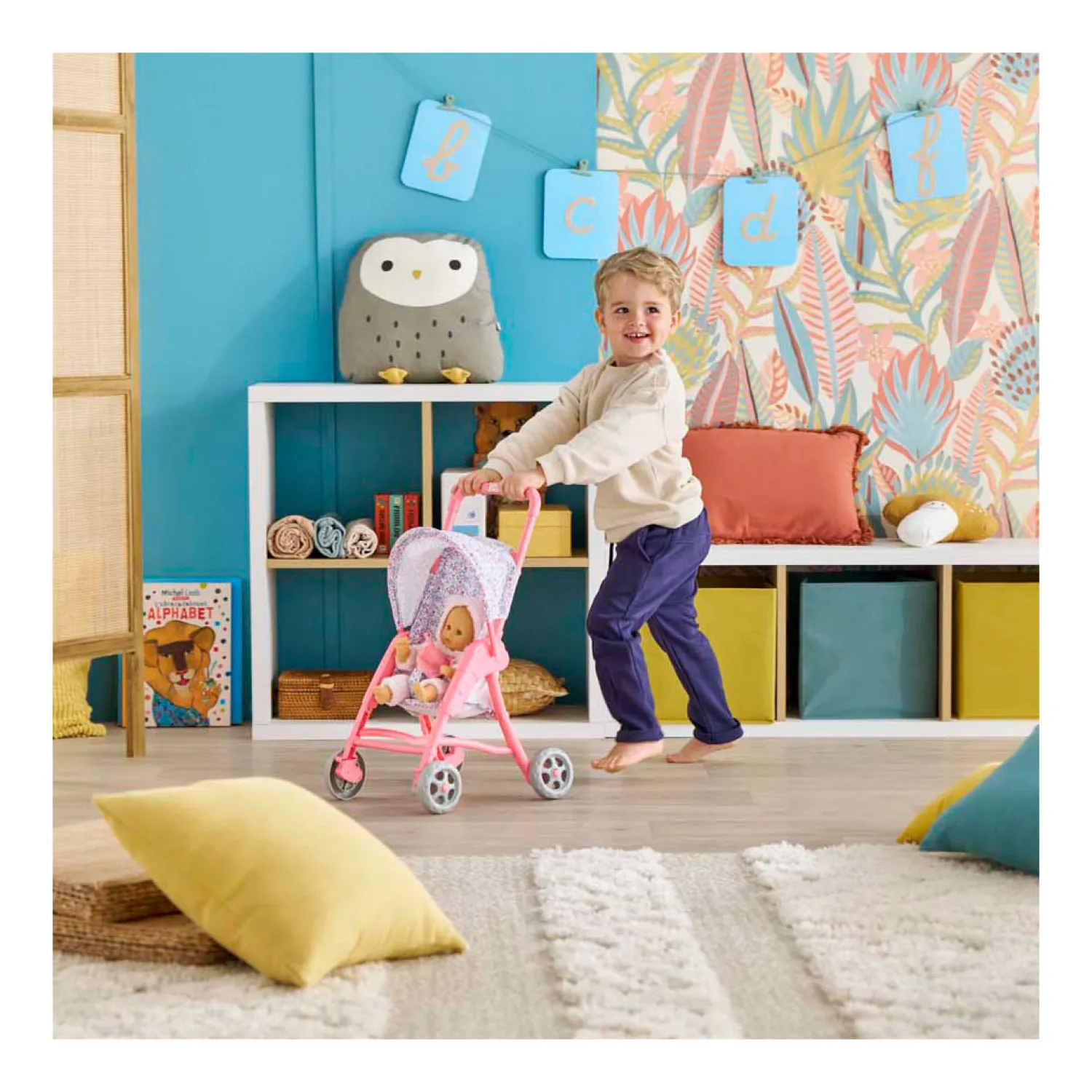 Kinderwagen Bloemen voor Babypop, 30cm-Corolle Outlet