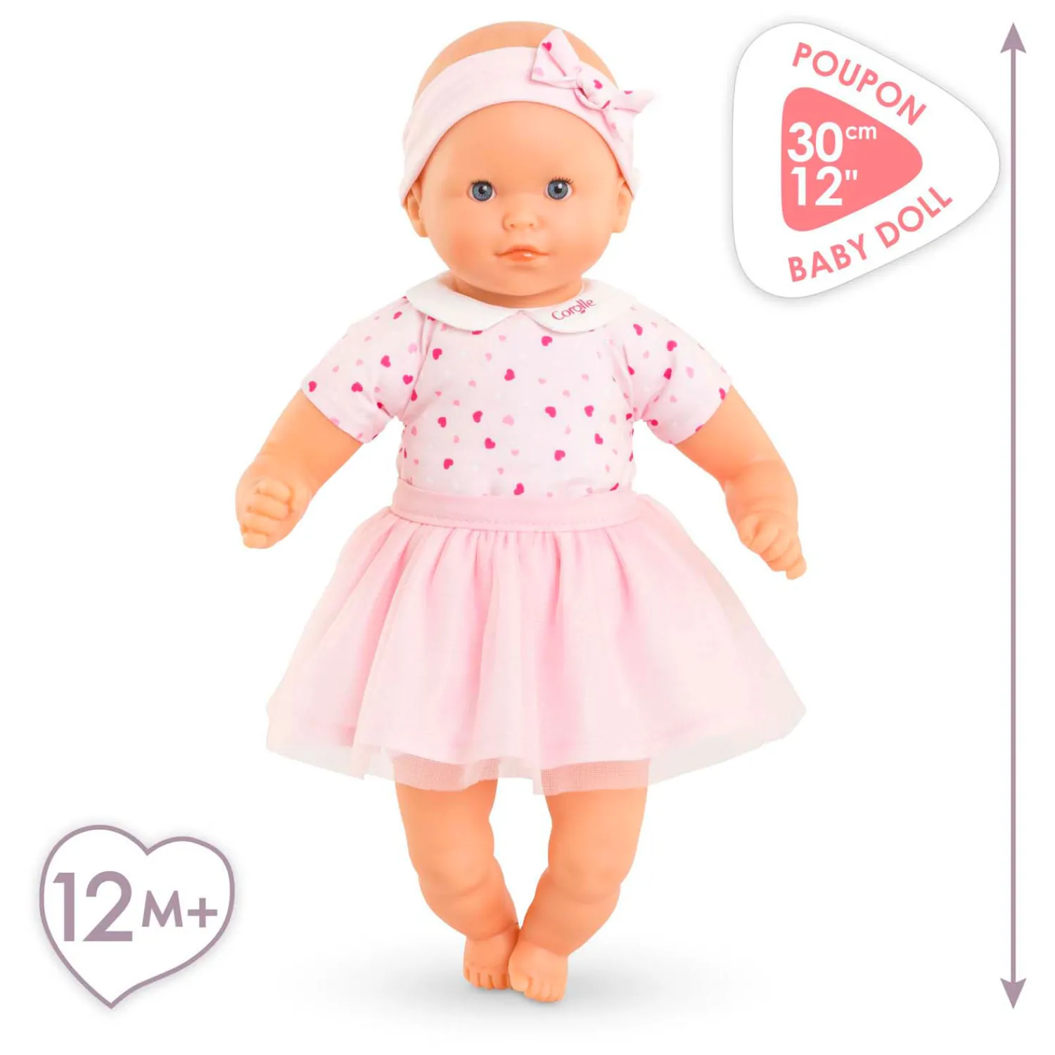 Kleine Babypop met Hartjes, 30cm>Corolle Best