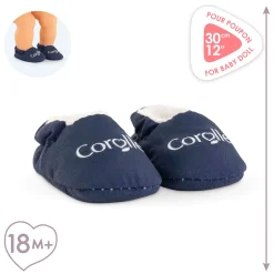 Corolle Marineblauw Slippers voor Babypop 30cm Outlet