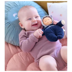 Mon Doudou Babidoux Navy Blue Starry Dreams Babypop, 20cm-Corolle Online