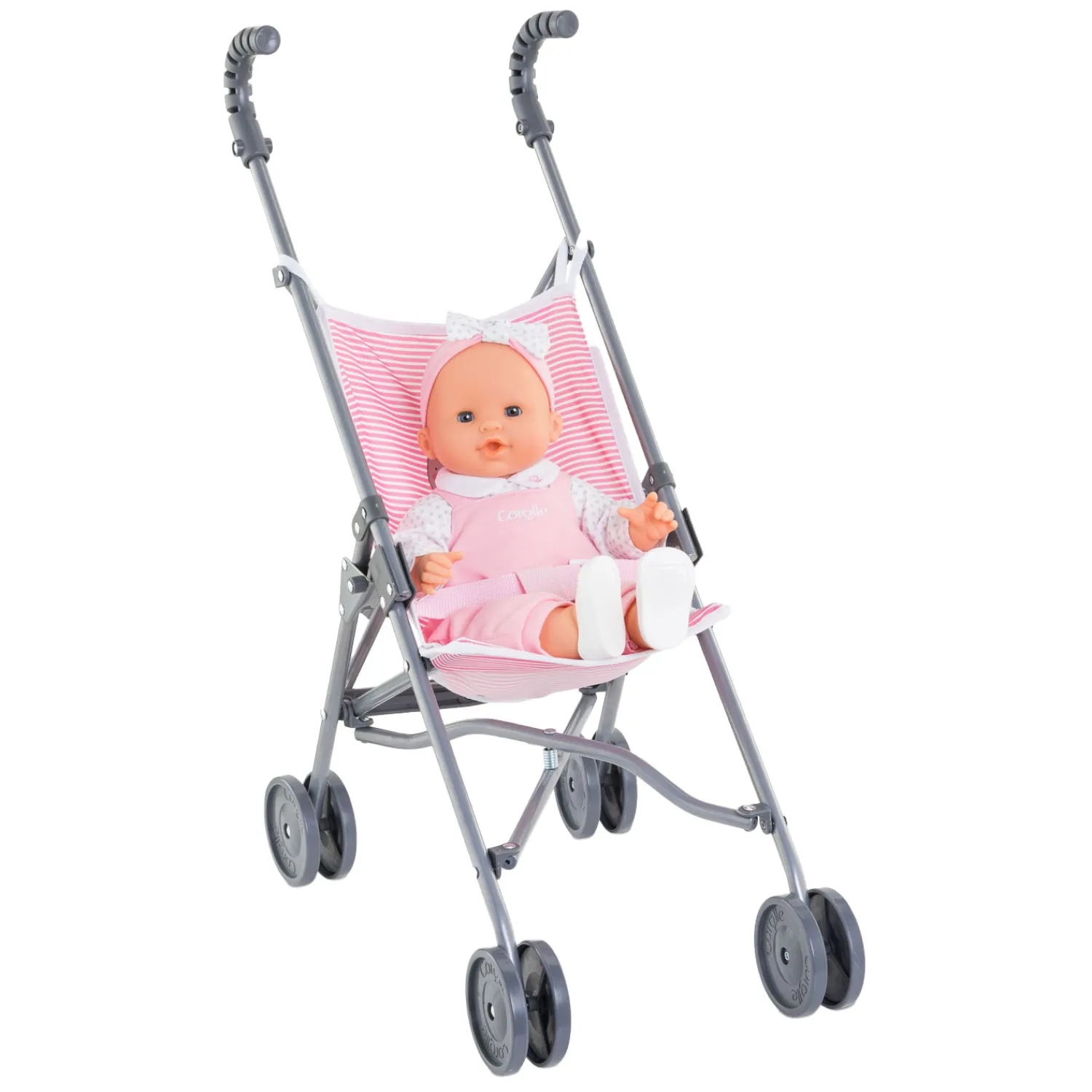 Corolle Mon Grand Poupon Poppenbuggy Roze New
