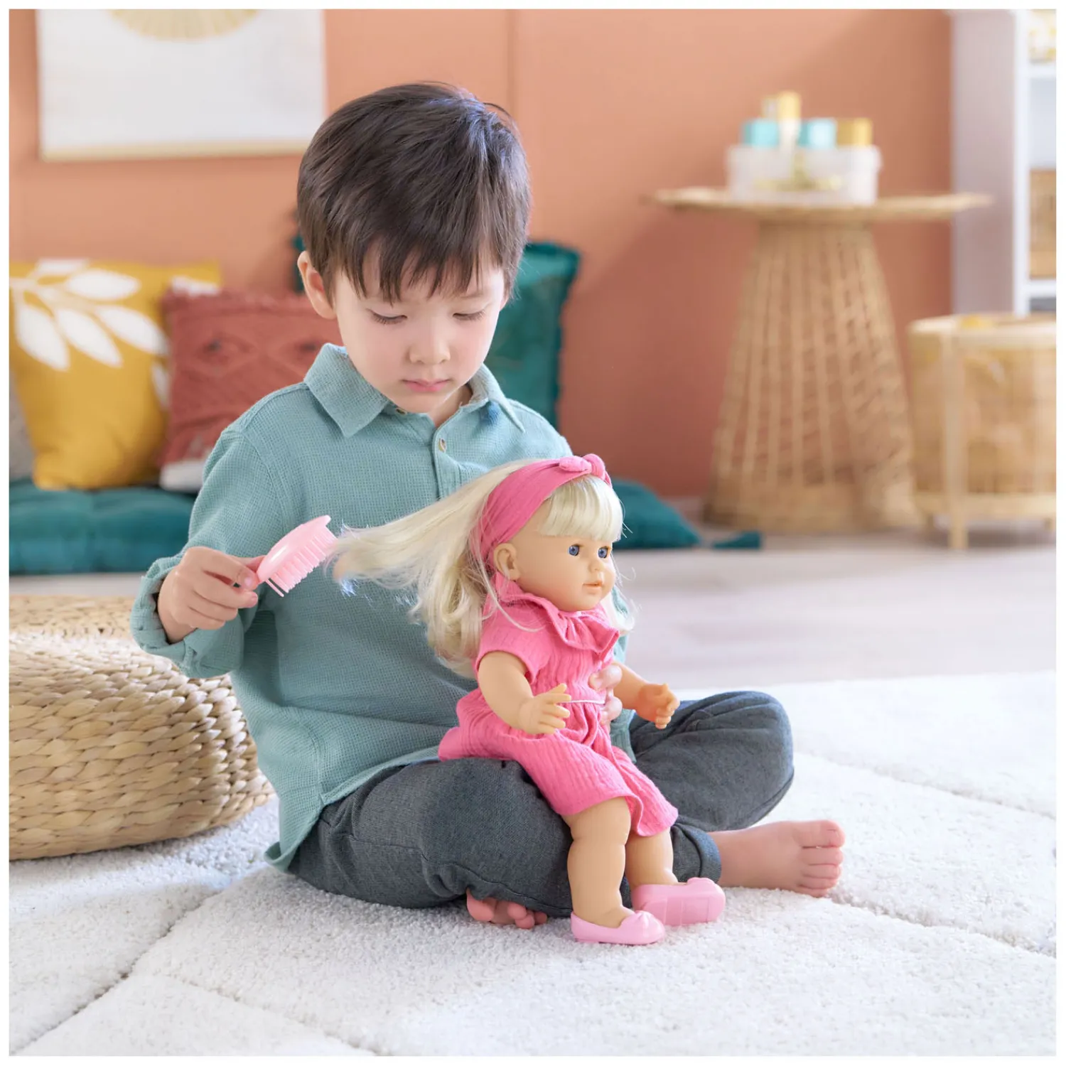 Mon Grand Poupon Babypop met Lang Haar - Jade, 36cm>Corolle Outlet