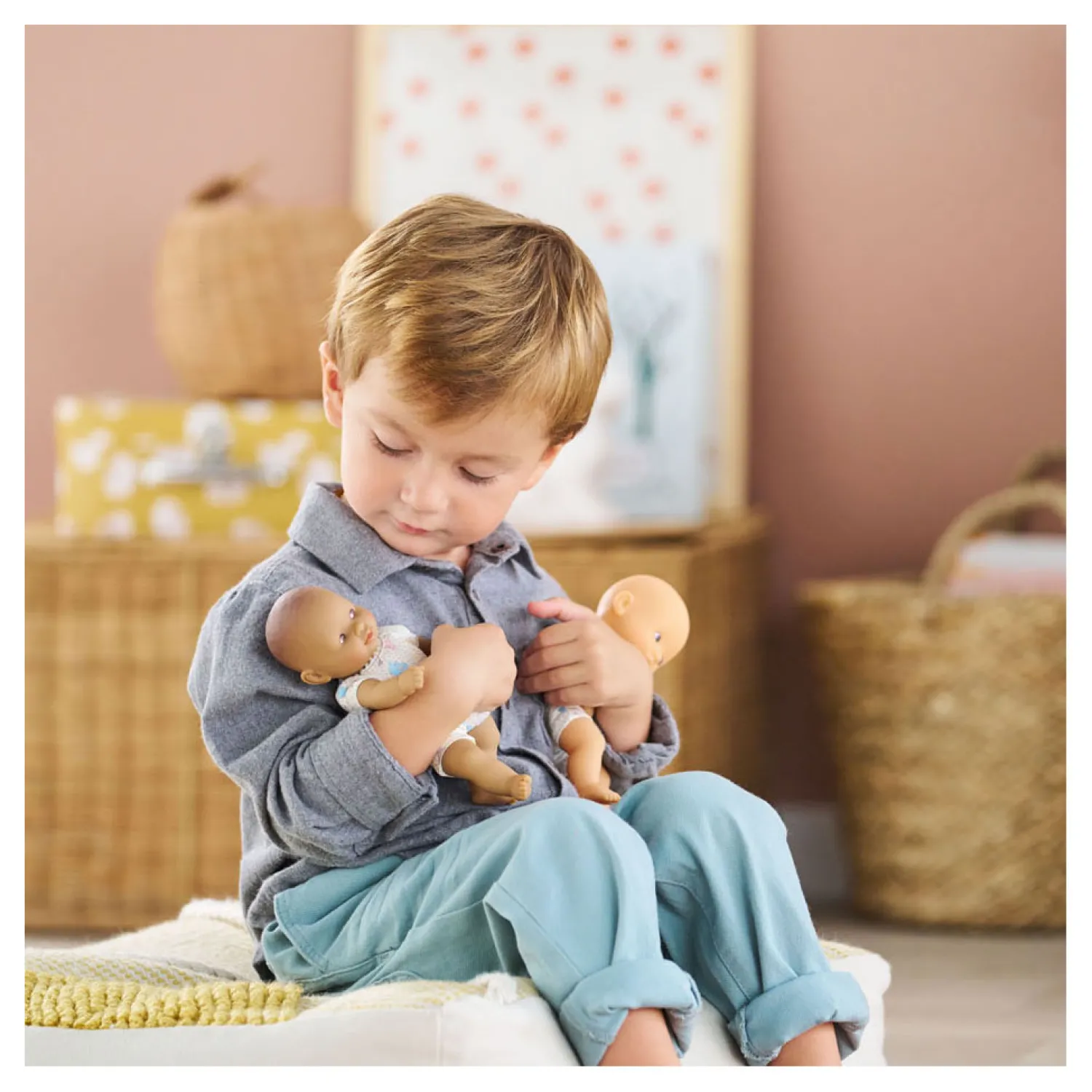 Mon Premier Poupon Mini Calin Babypop - Konijn Bruine Ogen, 20cm>Corolle Online