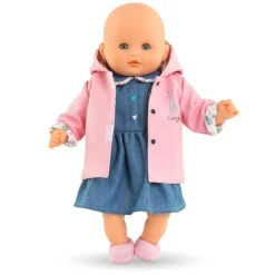 Omkeerbare Regenjas voor Babypop, 30cm><noscript><img width=