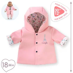 Omkeerbare Regenjas voor Babypop, 30cm><noscript><img width=