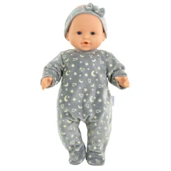 Poppen Pyjama Glitter in het Donker en Haarband, 36cm><noscript><img width=