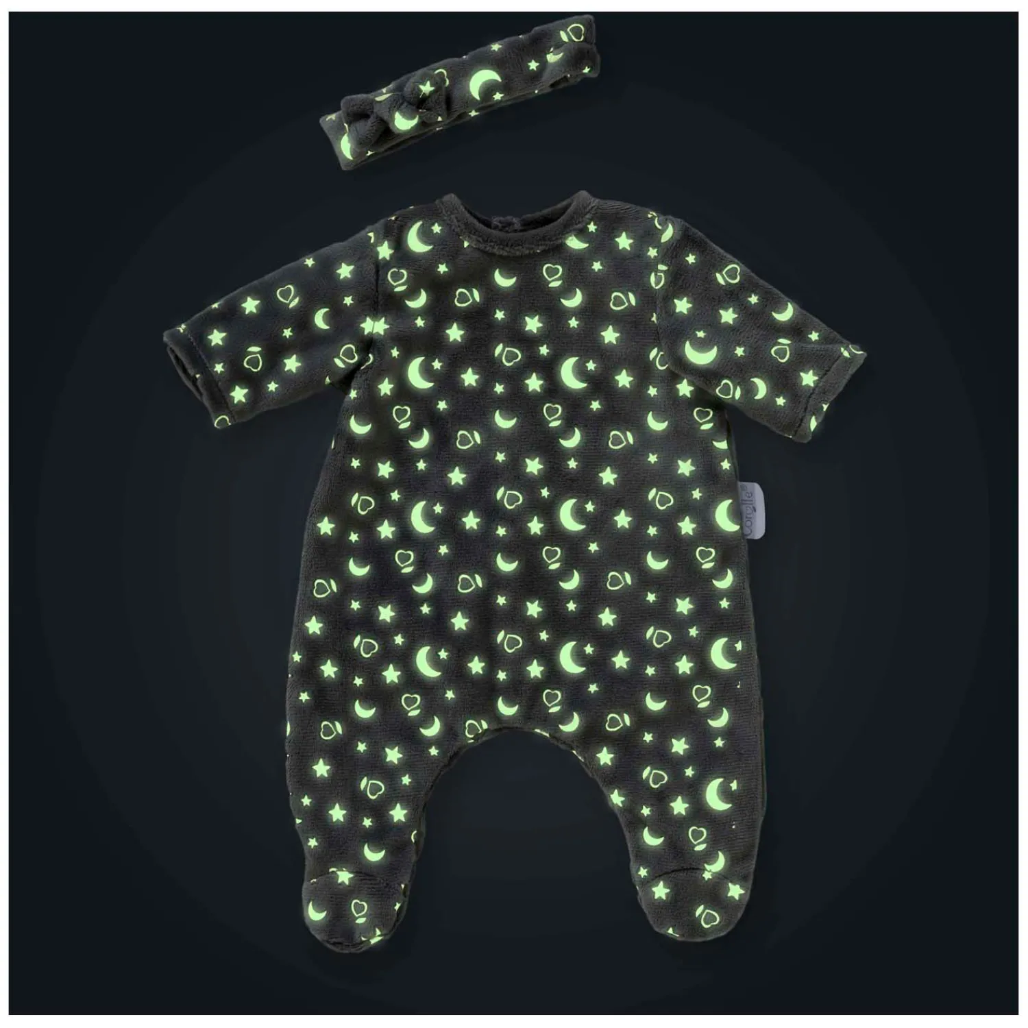 Poppen Pyjama Glitter in het Donker en Haarband, 36cm>Corolle Sale