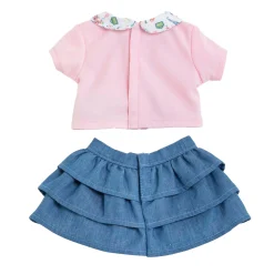 Rok met Ruches en T-Shirt voor Babypop, 30cm.-Corolle Online