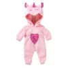 Roze Eenhoorn Pyjama voor Poppen van 36cm, 2dlg.-Corolle Hot