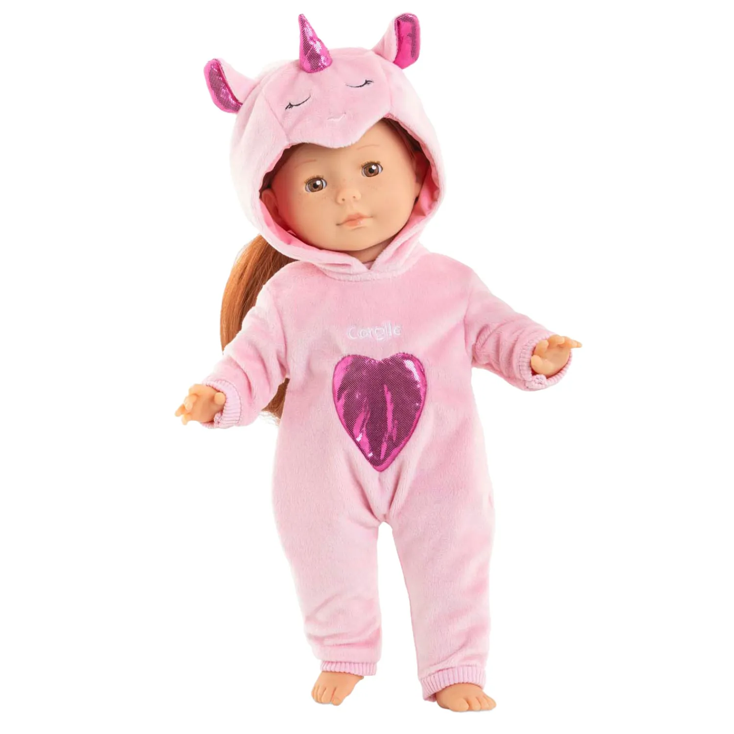 Roze Eenhoorn Pyjama voor Poppen van 36cm, 2dlg.-Corolle Hot