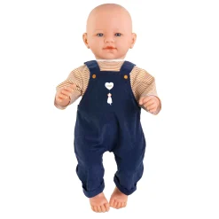 T-Shirt en Marineblauw Overall voor Babypop, 42cm-Corolle
