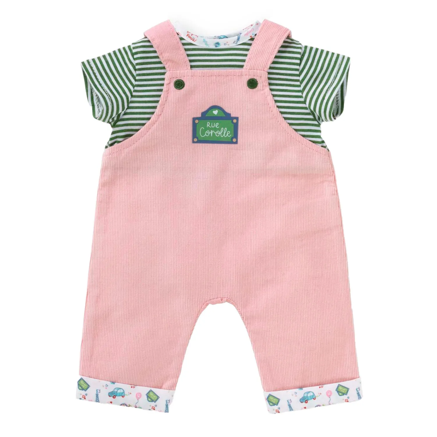 T-Shirt en Overall voor Babypop, 30cm>Corolle Hot