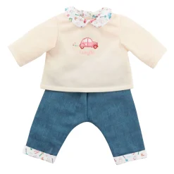T-Shirt en Spijkerbroek voor Babypop, 30cm-Corolle Clearance