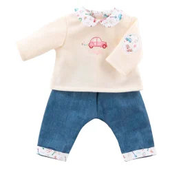 T-Shirt en Spijkerbroek voor Babypop, 30cm-Corolle Clearance