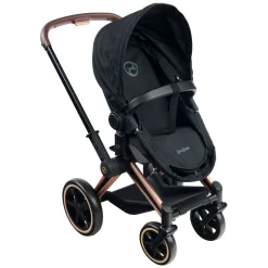 Zwarte Poppenwagen 3 in 1 voor Babypop van 36-42cm-Corolle