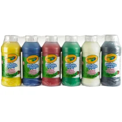 Afwasbare Verf - 6 Kleuren-Crayola Hot