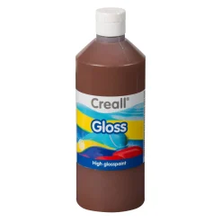 Gloss Glansverf Bruin, 500ml-Creall Sale