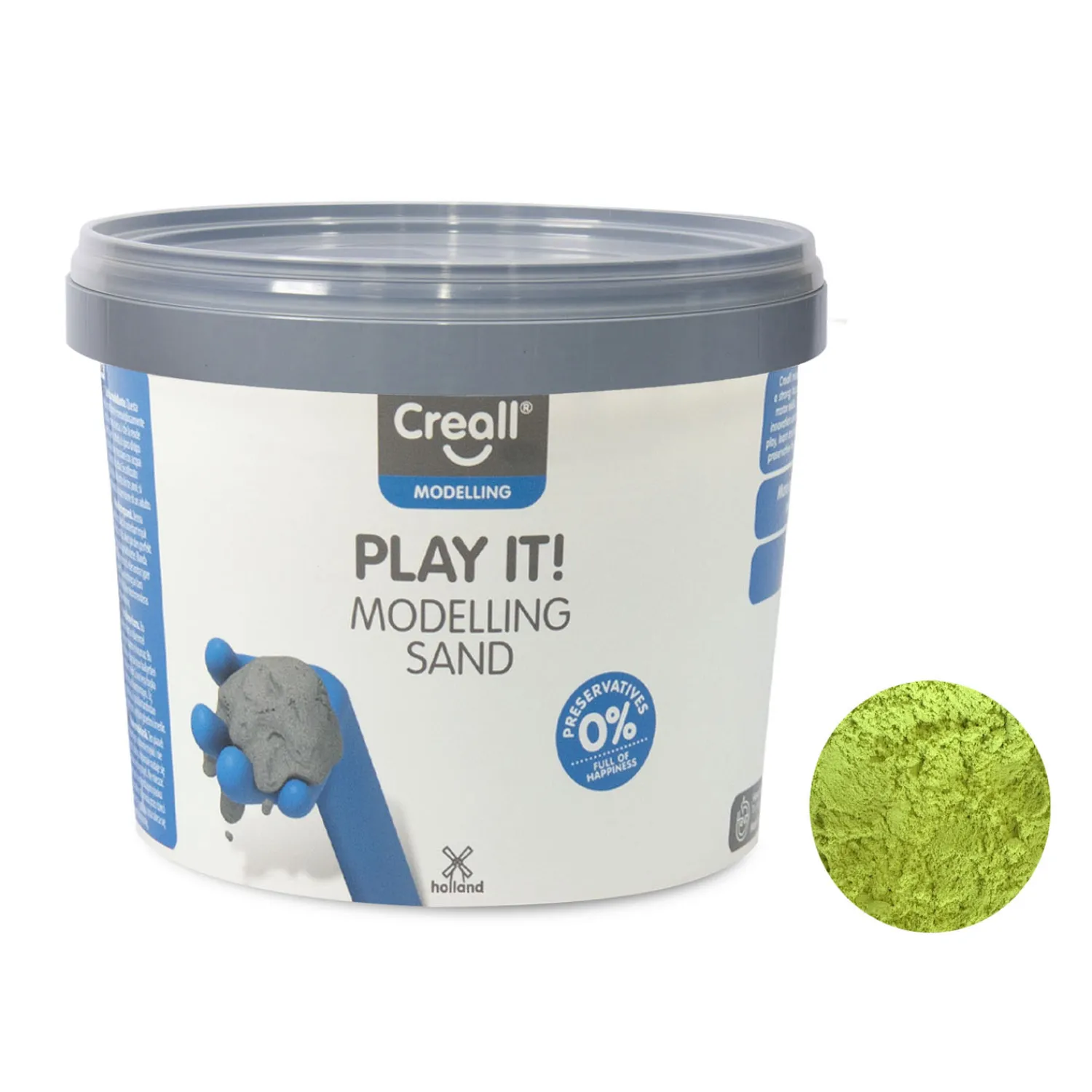Creall Play It Speelzand Geel, 750gr.