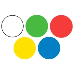 Creall Supersoft Klei - 5 kleuren Klei - 1750gr. Hot