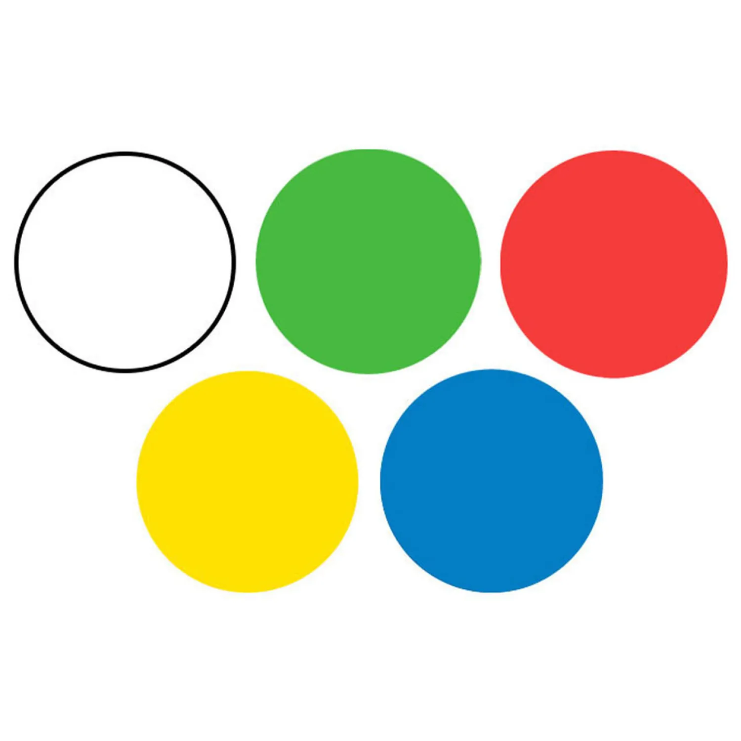 Creall Supersoft Klei - 5 kleuren Klei - 1750gr. Hot