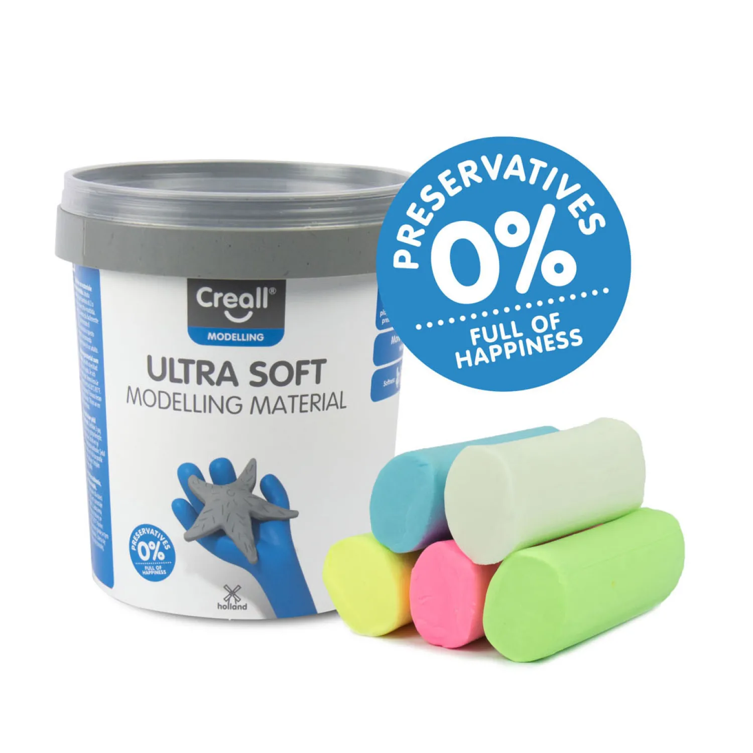Ultra Soft Klei Pastel, 300gr.>Creall Hot
