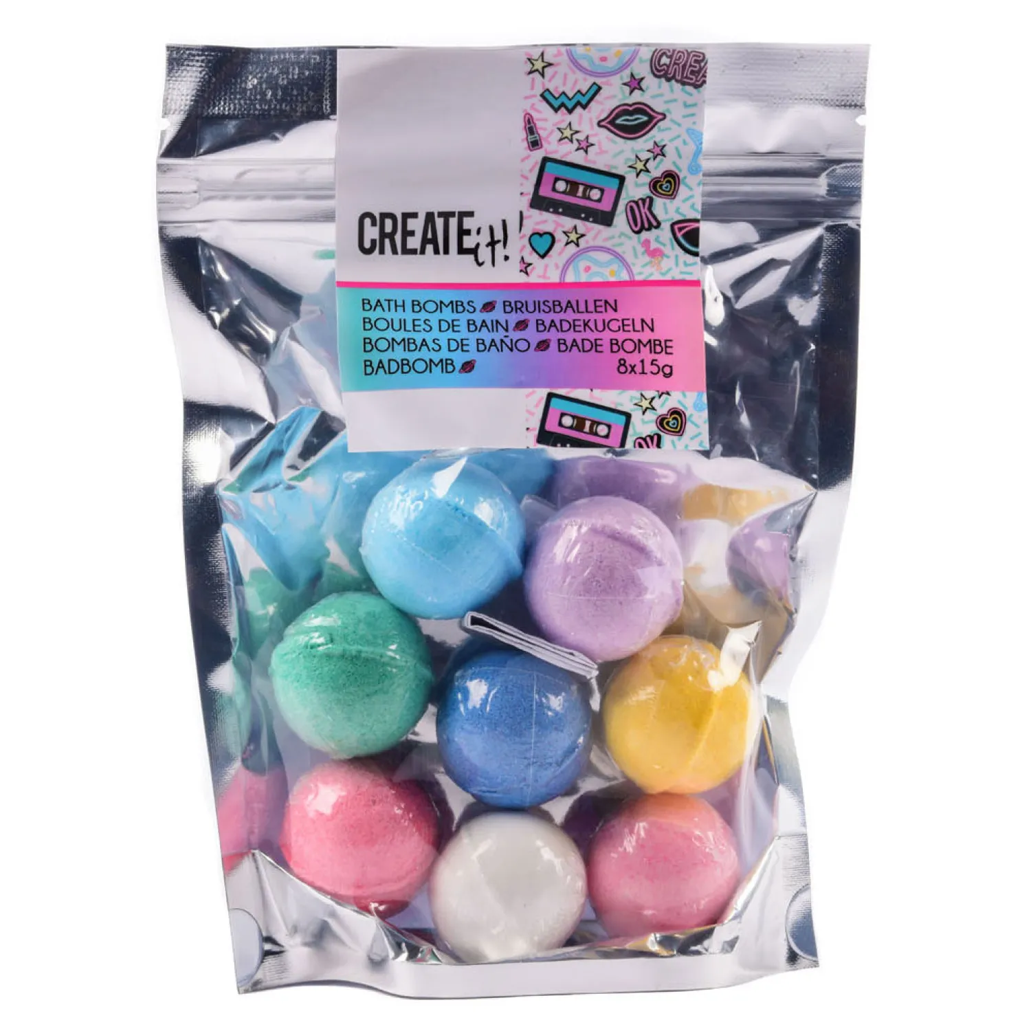 Beauty Bruisballen Multikleuren, 8st.>Create It! Sale