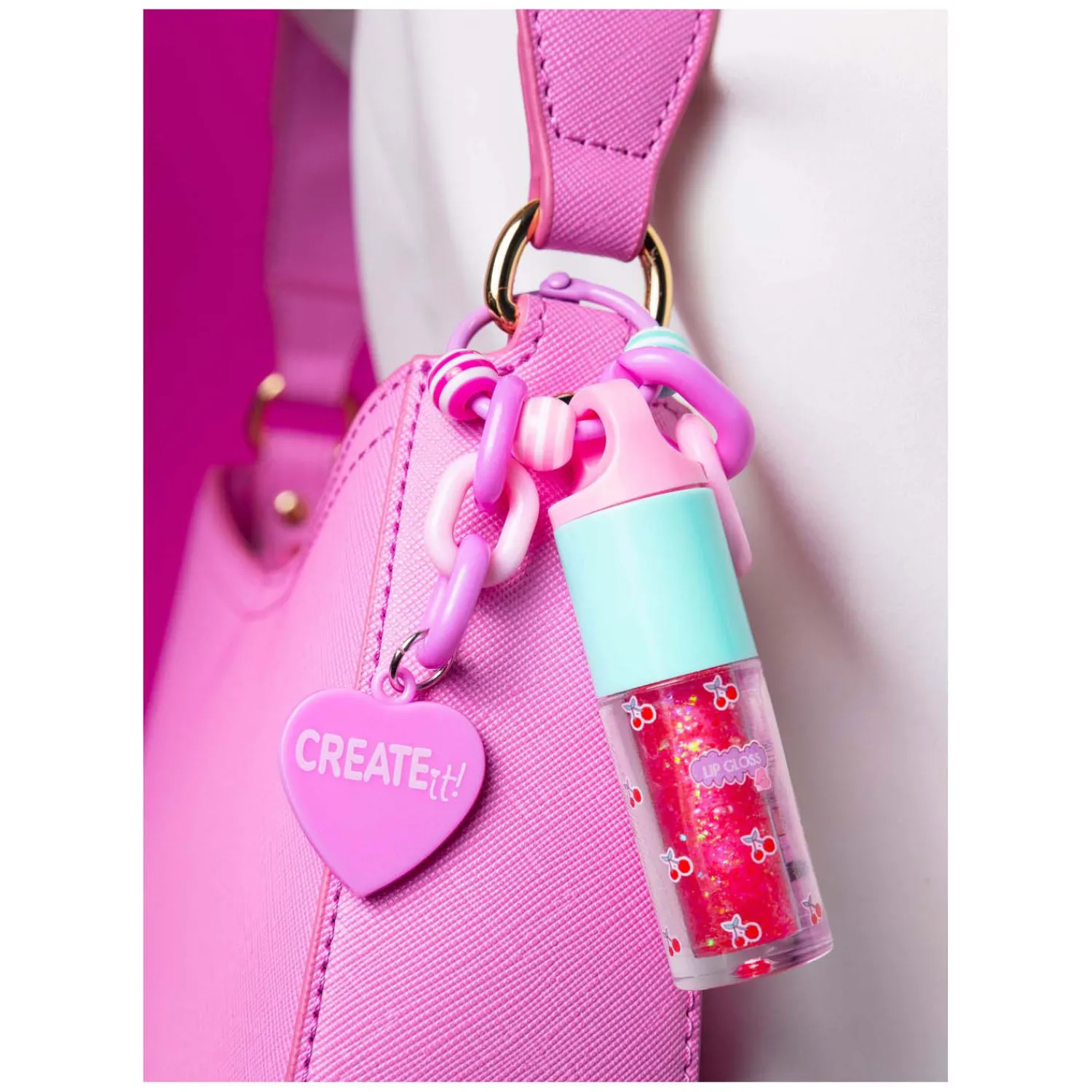 Create It! Beauty Lipgloss Chunky Sleutelhanger-Canenco Hot