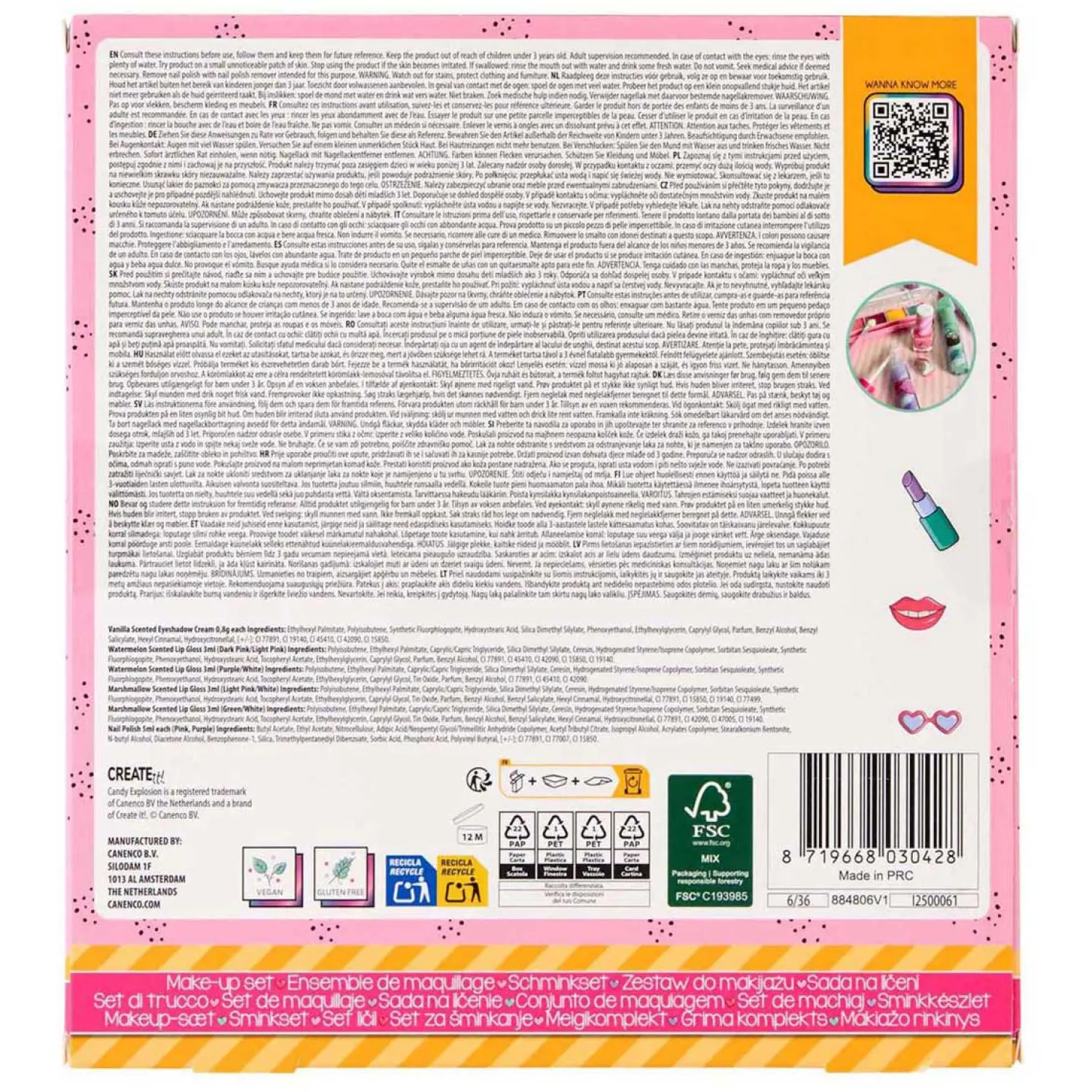 Create it! Candy Make-up Set>Canenco New