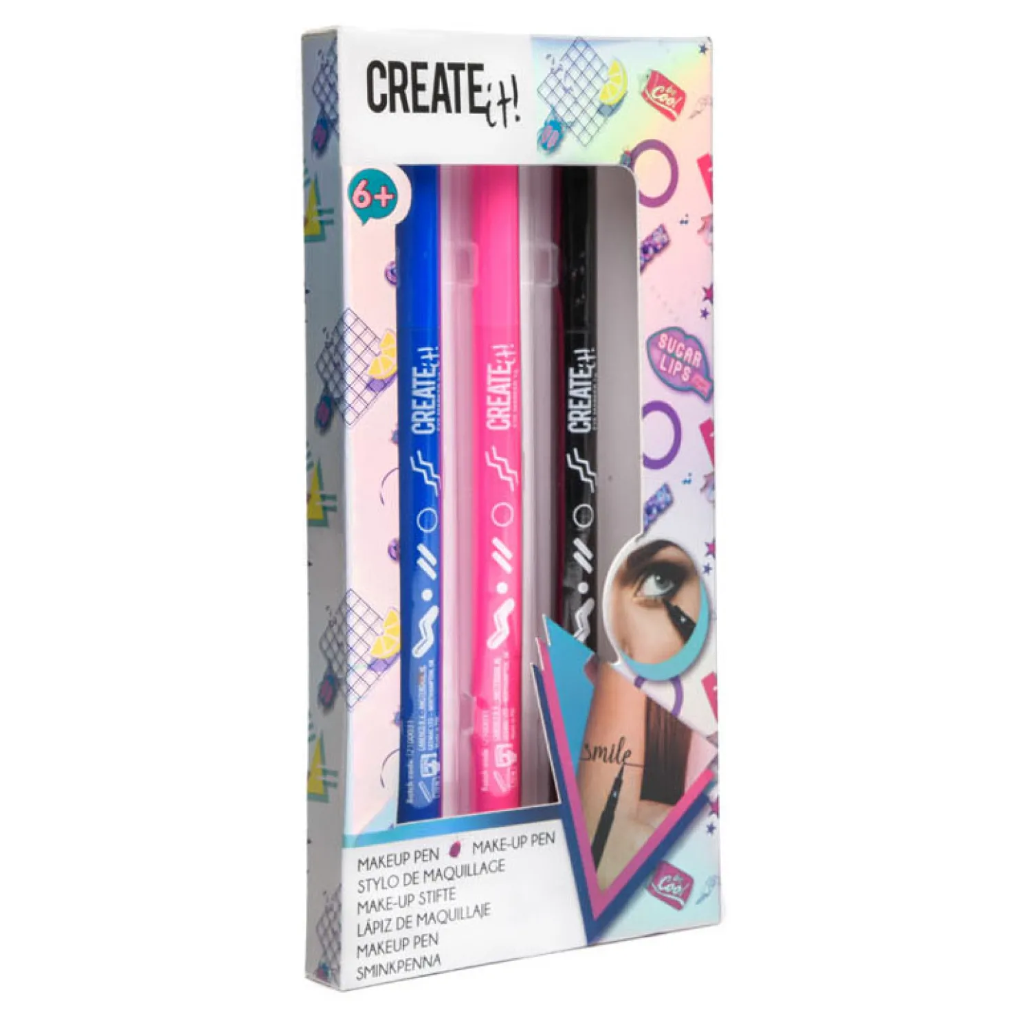 Poptastic Make-up Pennen 3-Pack>Create It! Hot