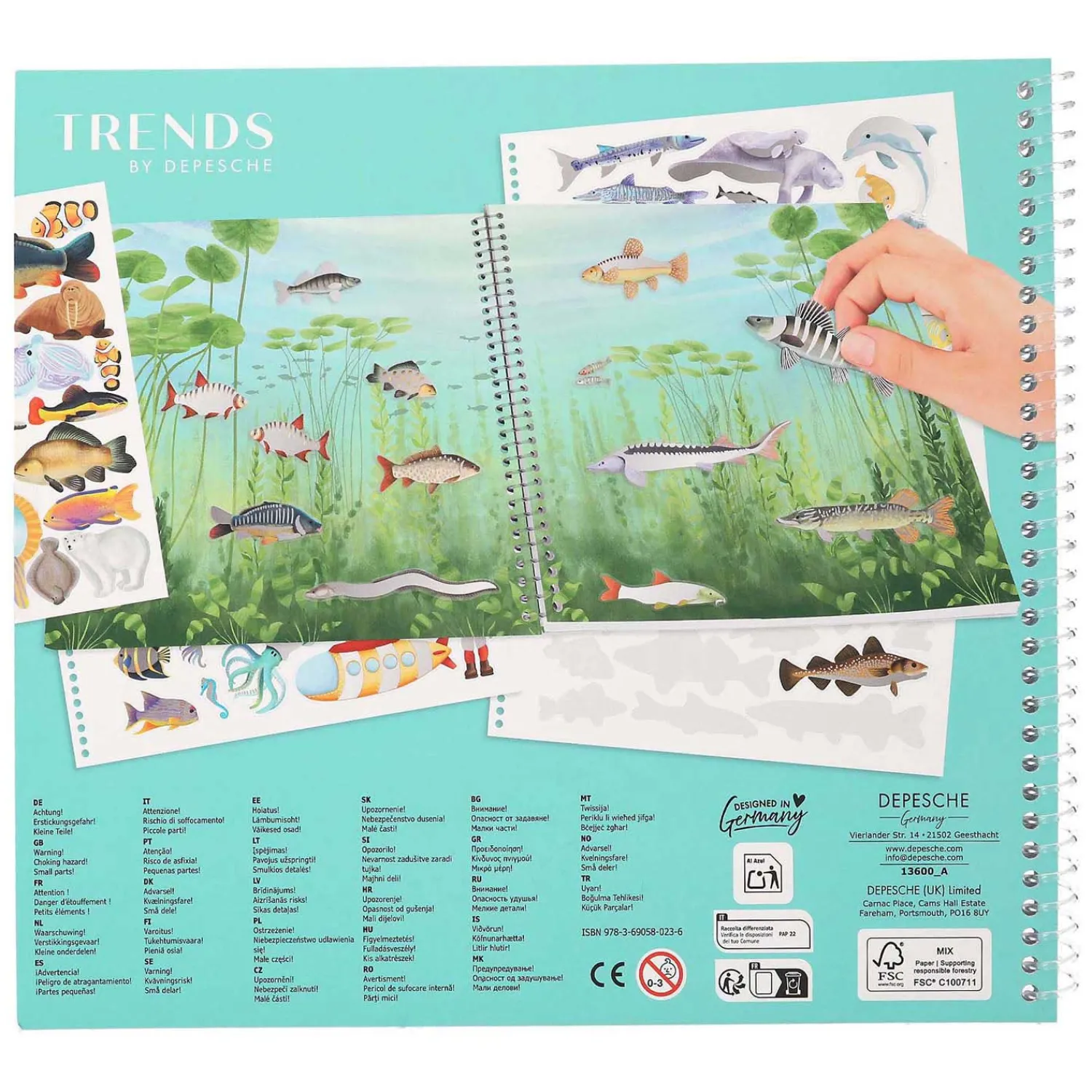 Depesche Create Your Ocean Life Stickerboek Best