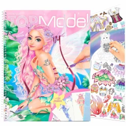 TOPModel Create Your Kleurboek met Stickers Fantasy Hot