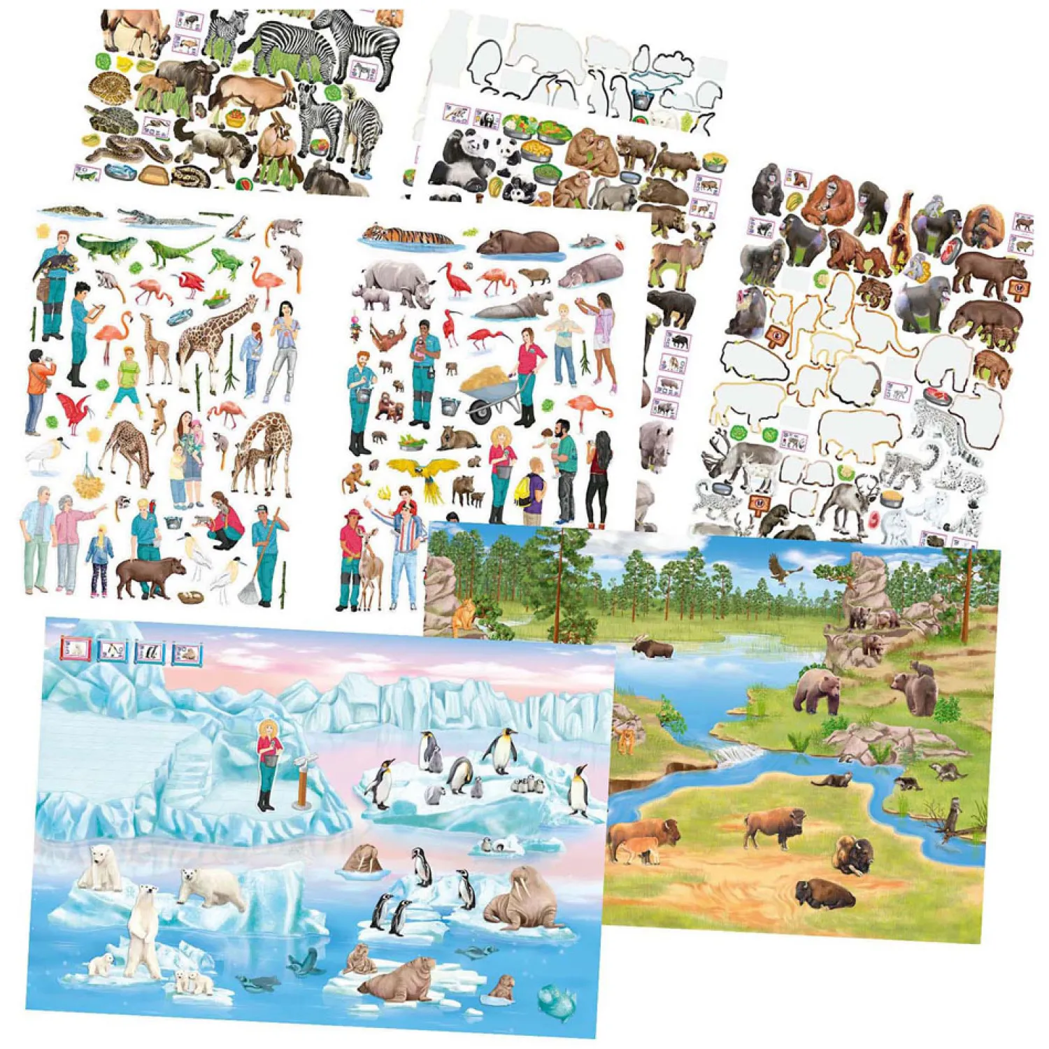 Depesche Create your ZOO Stickerboek Discount