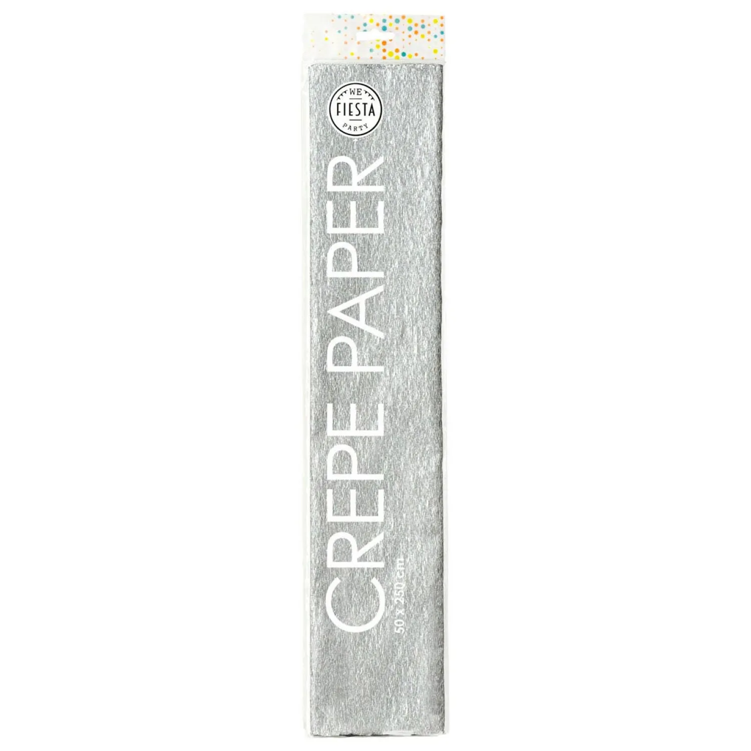 Crepepapier Zilver, 50x250cm-Globos Sale