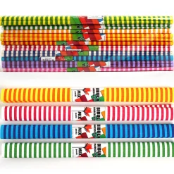 Crêpepapier Strepen, Set van 10> New