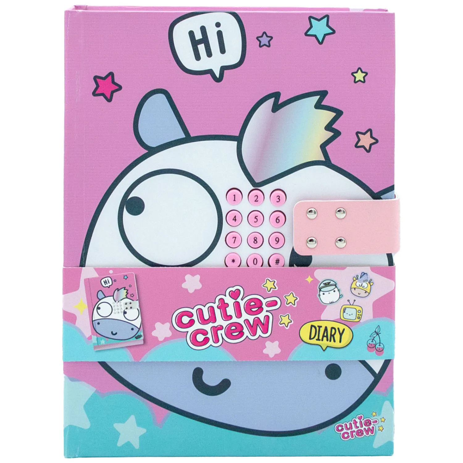 Cutie Crew Dagboek met Geheime Code Roze-Canenco