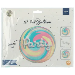 3D Folieballon 'Party' 56cm-Folat BV Best