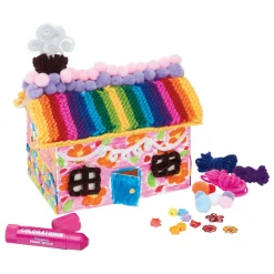 Colorations 3D Papieren Vouw Huizen, Set van 20 New