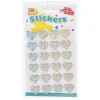 3D Stickers Hartjes, 24st.> Online