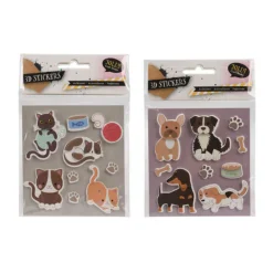3D Stickervel Huisdieren- Outlet