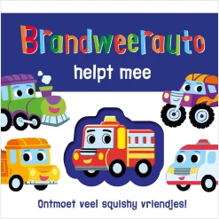 Rebo Publishers 3D Voelboek - Brandweerauto helpt mee