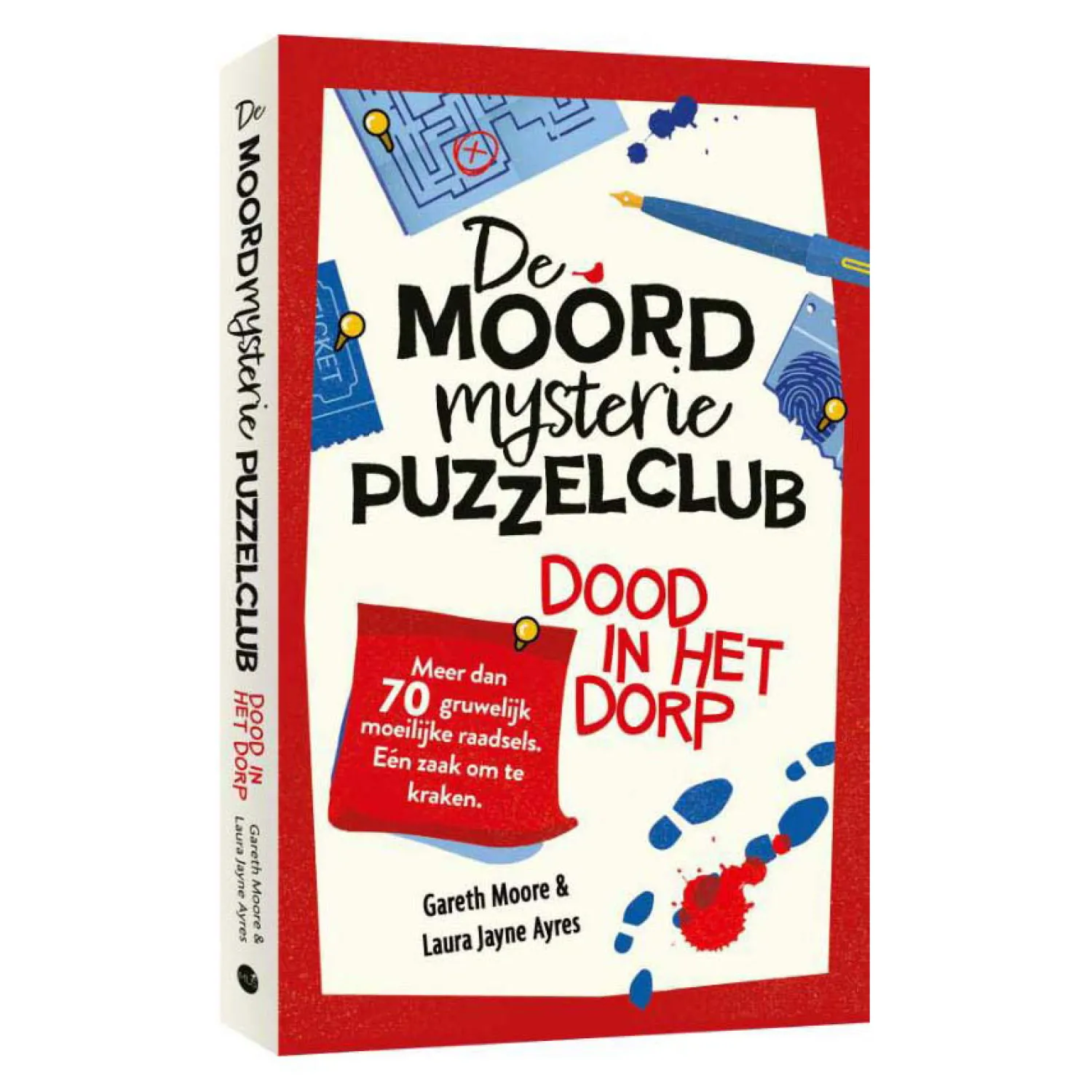 De moordmysterie puzzelclub 1: Dood in het dorp-Uitgeverij Kluitman Outlet