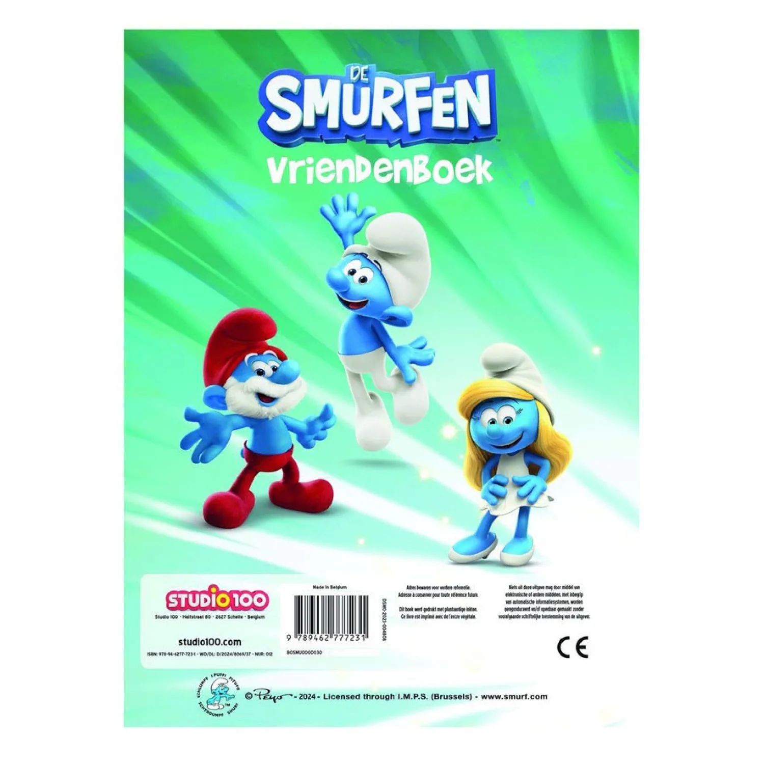 De Smurfen Vriendenboek-Studio 100 Discount