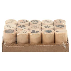 Deco Art Stempels Bloemen en Bladeren, 15dlg.>Creativ Company Clearance