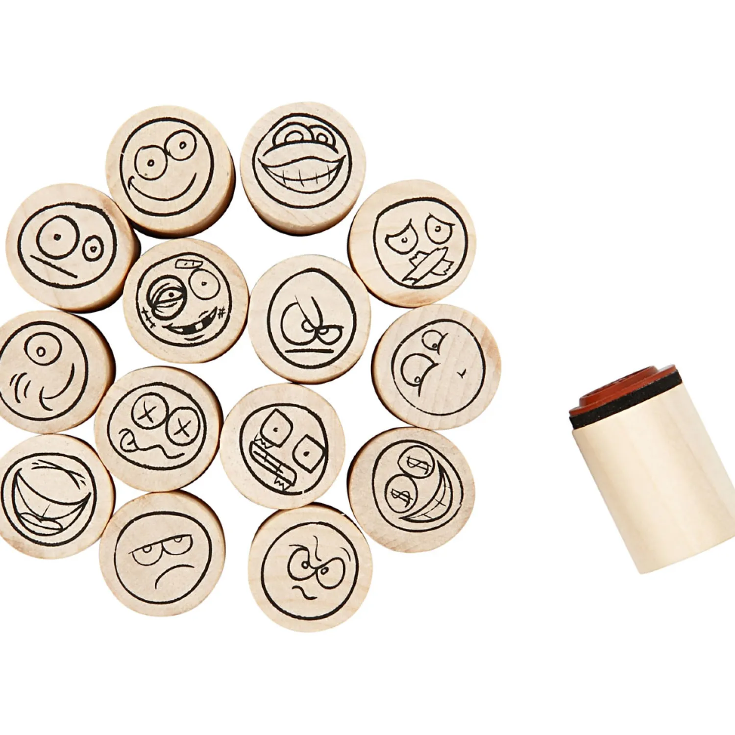 Creativ Company Deco Art Stempels Lachgezicht, 15st. Outlet