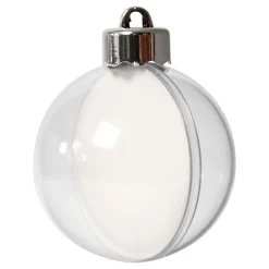 Creativ Company Deco Ballen Transparant 6cm, 8st.