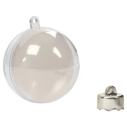 Creativ Company Deco Ballen Transparant 6cm, 8st.