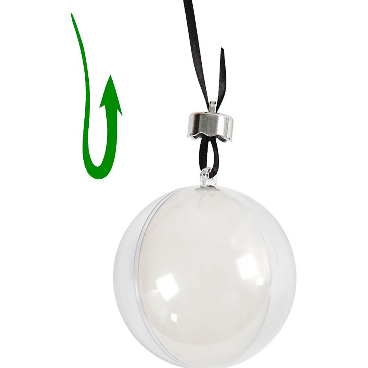 Decoratie Kerstballen Tweedelig, 5st.>Creativ Company New