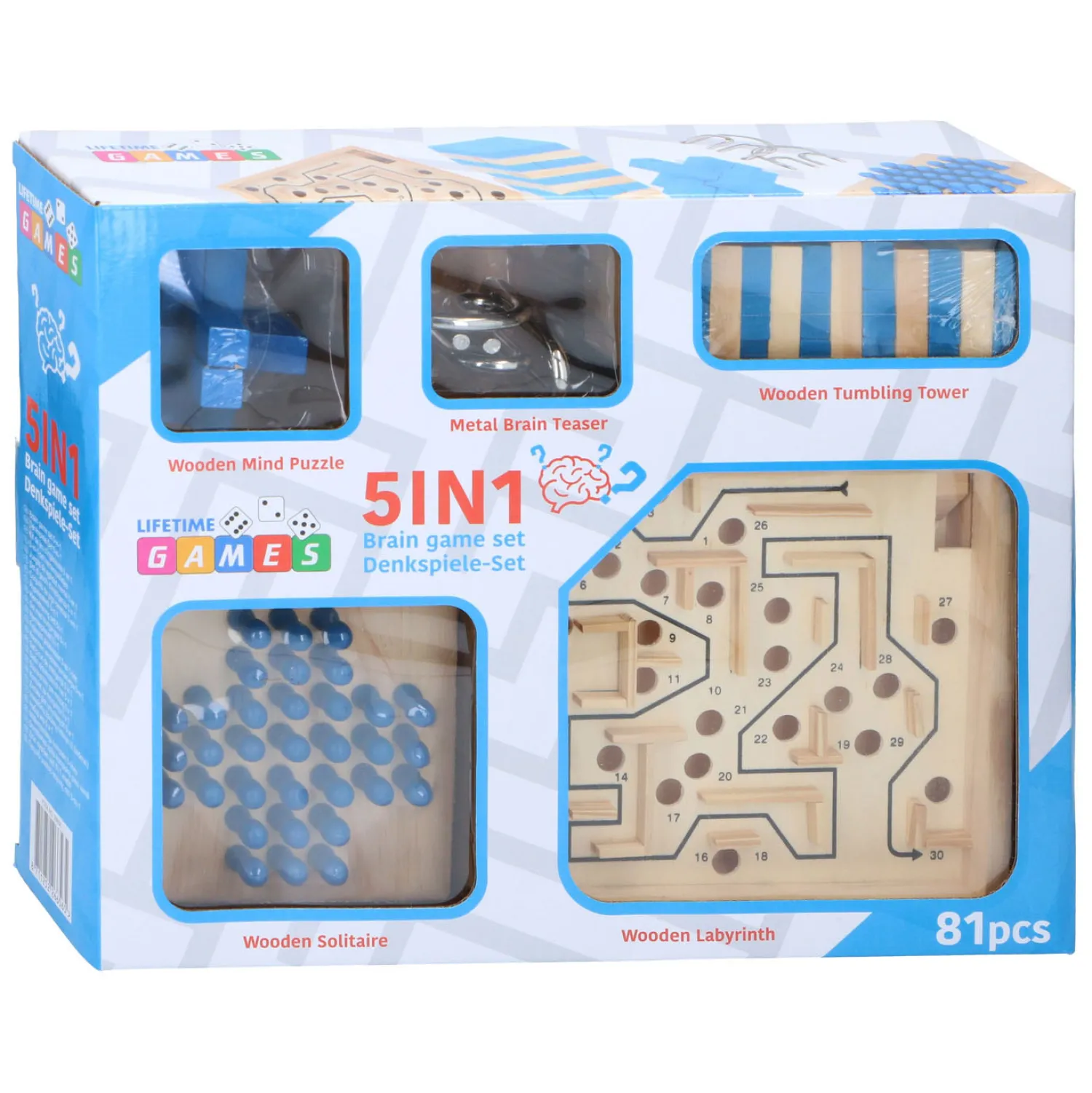 Denkspellen 5in1, 81dlg. Discount